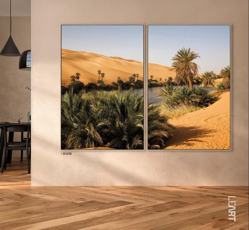 Quadro Oásis no Deserto