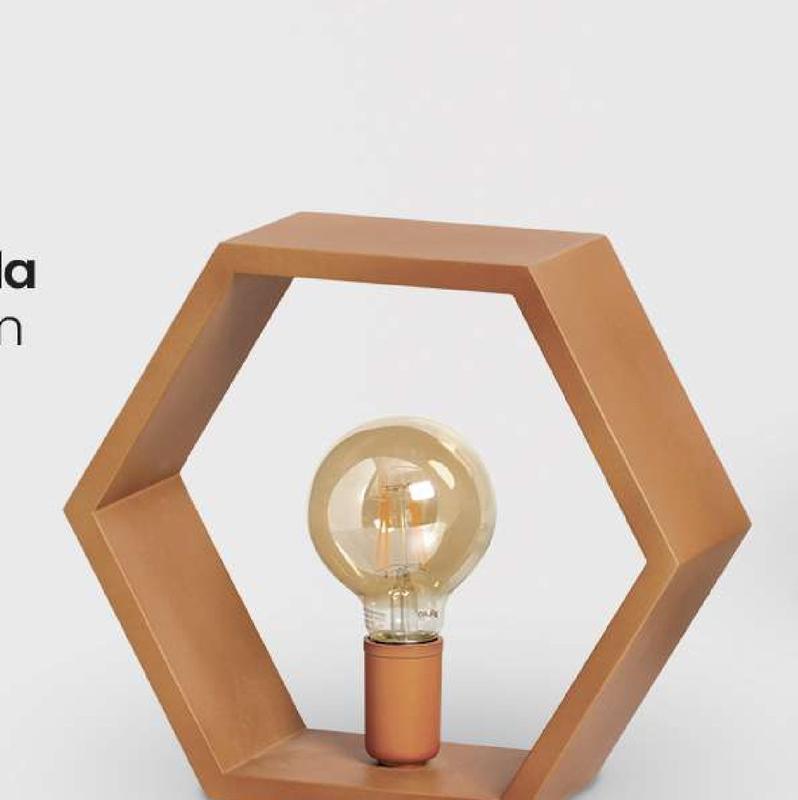 Luminária de Mesa Hexágono