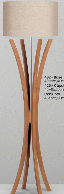 Luminária de Piso Curva